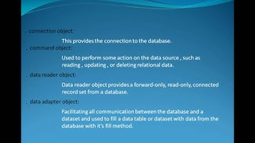 Different Database Connecting Methods - Part 1