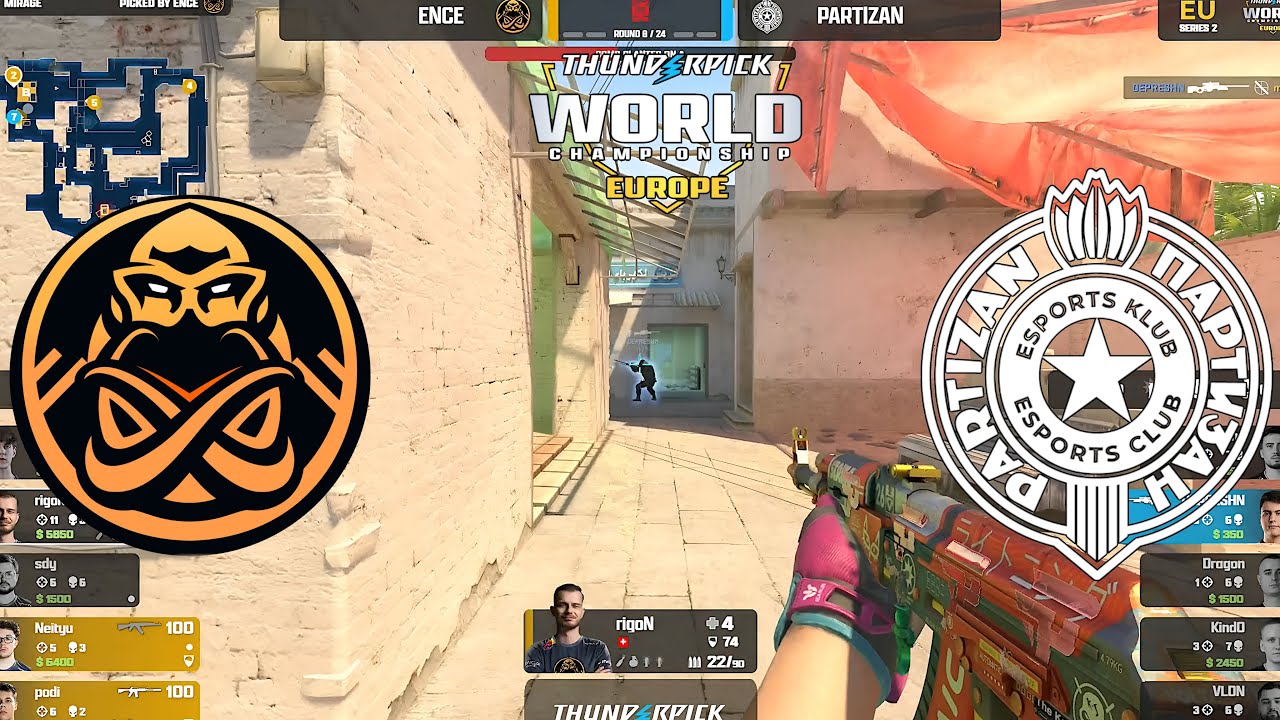 ENCE vs PARTIZAN - THUNDERPICK WC 2025 - HIGHLIGHTS