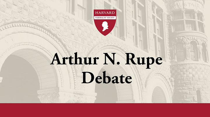 Arthuro N. Rupe diskusijos [2024 m. nacionalinis studentų simpoziumas]