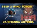 Part 2 Wind Toroid: Half Wave End Fed Antenna Build 10/15/20/40 Meter Ham Band - CAHRTENNA Artemis