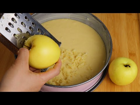 if you have 2 apples, you'll make this cake everyday! in just 10 minutes! incredibly delicious !