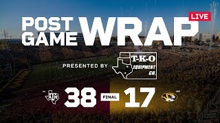 Famous TexAgs Post Game Wrap: No. 3 Texas A&M 38, No. 22 Missouri 17 Net Worth