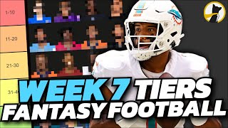 Week 7 Fantasy Football Rankings and QB, RB, WR Tiers