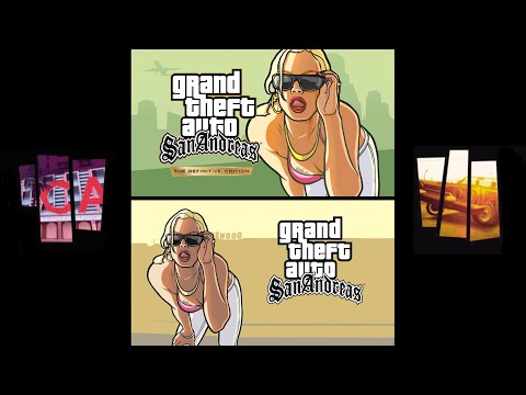 Intro Title Sequence Comparison GTA San Andreas 2004 Vs Definitive Edition 2021 