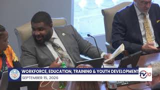 Workforce, Education, Training, and Youth Development Committee, September 15, 2026