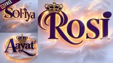 How To Create Digital Artwork 3D Name Dp Fluffy  Wing Ai Images generate | Bing Image Creator |