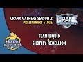 Team Liquid vs Shopify Rebellion | Crank Gathers Season 2: Preliminary Stage | StarCraft Tournament