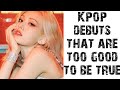 KPOP DEBUT SONGS THAT ARE TOO GOOD TO BE TRUE PART 1