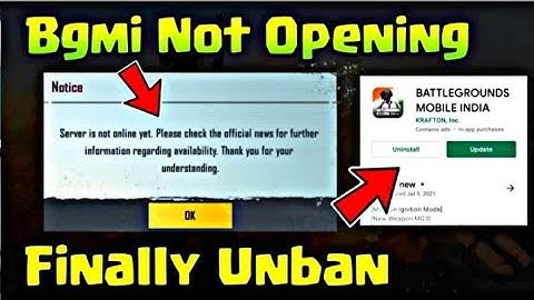 Finally Unban BGMI 🥰| | Server 😱 Is not Online