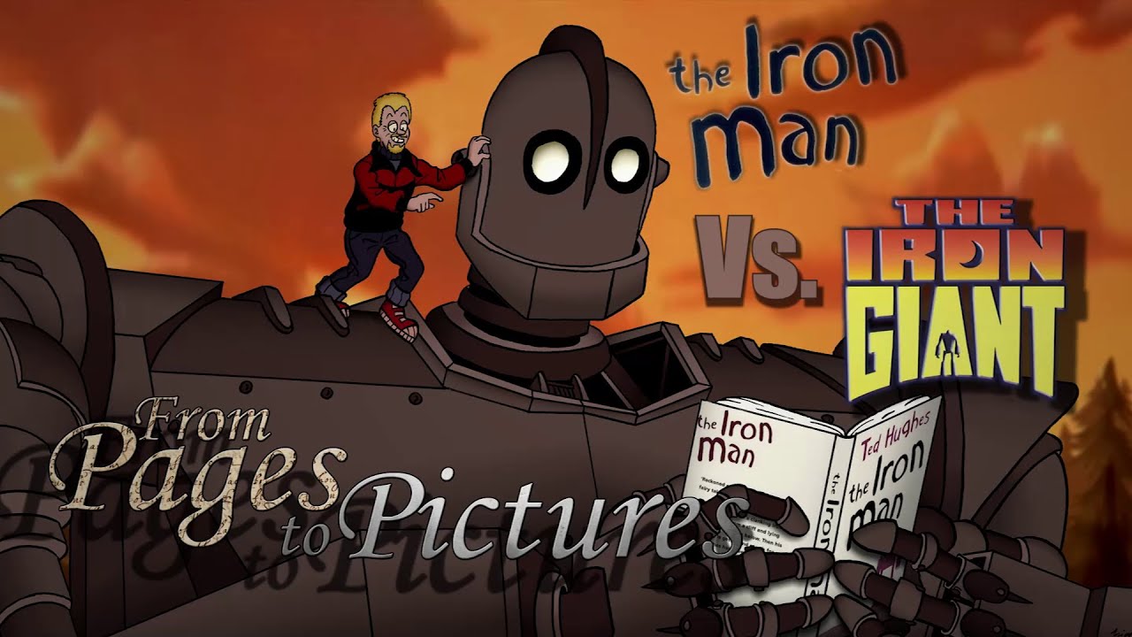 From Pages To Pictures The Iron Giant Vs The Iron Man YouTube