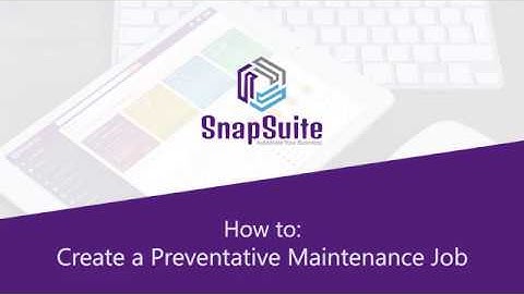 How to Schedule a Recurring Work Orders (Preventative Maintenance)