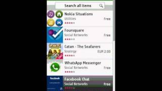 Nokia C5-03 Ovi store downloading screenshot 4