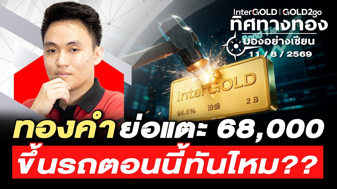 ทองคำย่อแตะ 68,000 ขึ้นรถตอนนี้ทันไหม?? l วิเคราะห์กราฟทอง l ทิศทางทองมองอย่างเซียน Ep.179