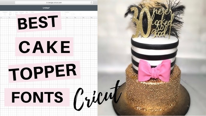 How to Make Cake Toppers With Cricut  Free SVG Templates – Daydream Into  Reality