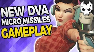 Overwatch - NEW DVA GAMEPLAY - Micro Missiles!