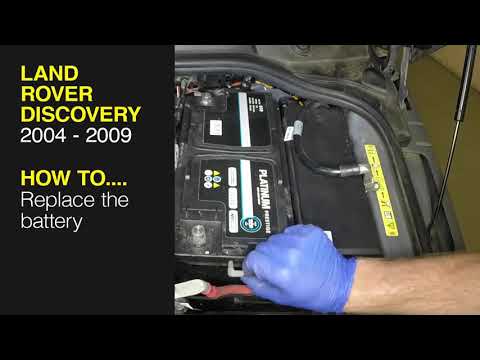 How to Replace the battery on the Land Rover Discovery 2004 to 2009