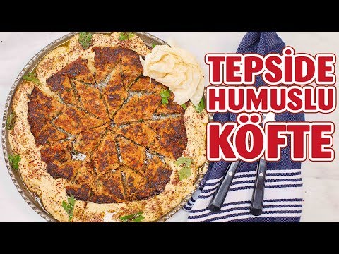 10 Dakikada Tepside Humuslu Tavuk Köftesi Tarifi