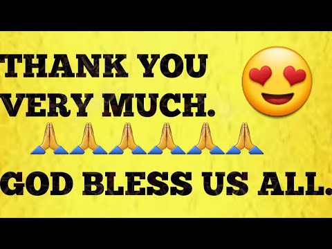 THANK YOU VERY MUCH. GOD BLESS US ALL.🙏 ️🙏 - YouTube
