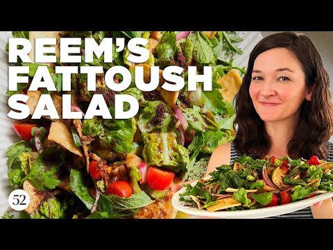 The Most Vibrant Fattoush Salad For Summer | Genius Recipes | Food52