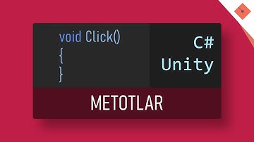 C# Unity - Metotlar - 5