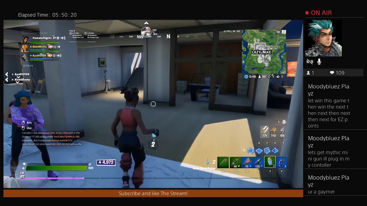 Fortnite Live AQUA AND NYROX TOURNAMENT CUP