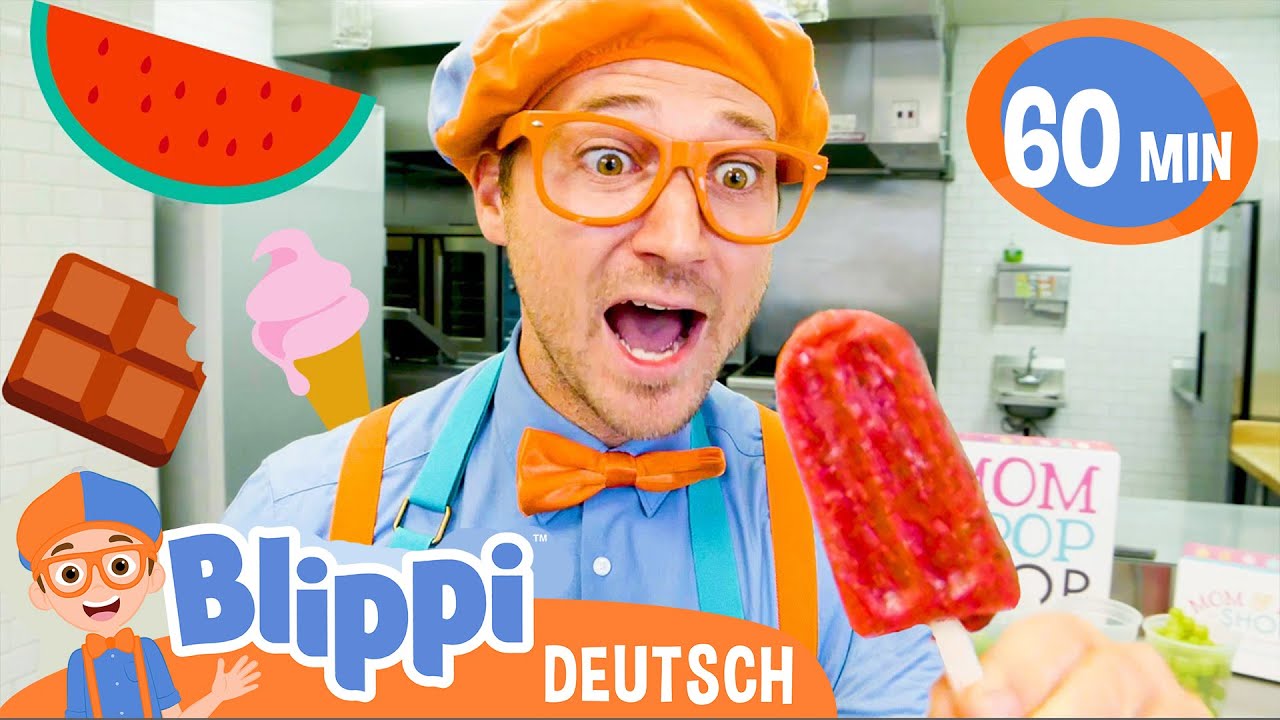 Eis am Stiel | Kinderlieder und Cartoons | Blippi | Moonbug Kids Deutsch