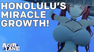 Honolulu's Miracle Growth (Azur Lane Giantess Growth)