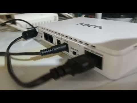 видео: Power Bank HOCO DB25 (mini UPS) 8800 mAh для роутера Інтернет без електроенергії