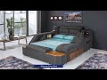 Hargen Ultimate Smart Bed With Massage Chair and Speakers