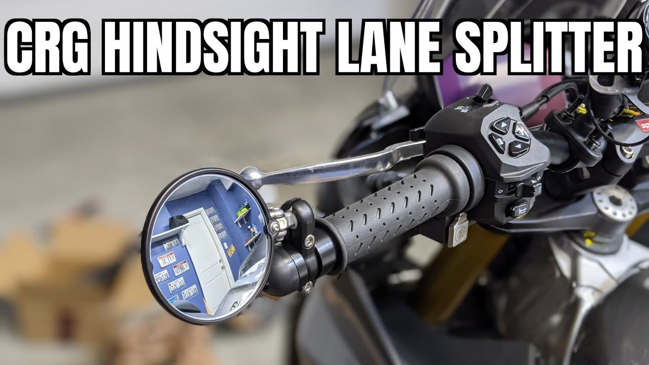 Aprilia Tuono Bar End Mirror Installation Rhinomoto Bar Ends and CRG