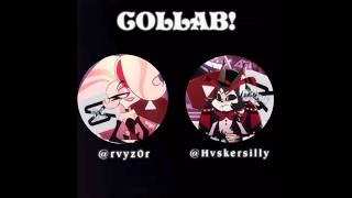 huskerdust angst from irl husk and angel || collab w/ @HvskerSilly 🫶 #huskerdust #angeldust #husk