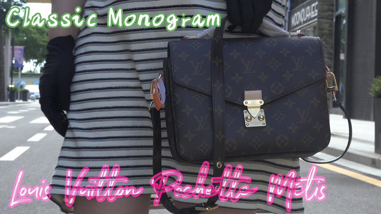 LOUIS VUITTON 2023 Limited Edition Monogram Micro Metis Bag Handbag la –  Afashionistastore