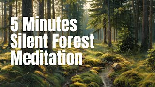 5 Minutes Silent Forest Meditation