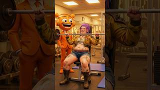 POV 🍔 날씬할까, 뚱뚱할까 🥦 | 루미 🆚 오렌 💪 | 헬스장 실패! 😱| #fitorfat #rumi #oren #incrediboxsprunki screenshot 5