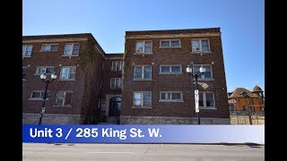 Condo for sale 285 King St. W. Unit 3 Hamilton, Ontario