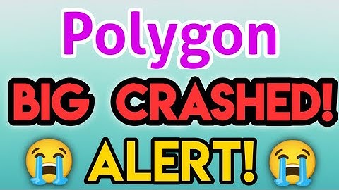 Polygon HUGE CRASHED! Alert! || Polygon Price Prediction || Polygon News Today
