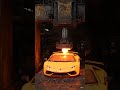 Red Hot Iron Lamborghini CRUSHED😱 Hydraulic Press Experiment#hydraulicpress#lamborghini#viralshorts
