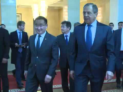 С.Лавров и Л.Пурэвсурэн | Sergey Lavrov & Lundeg Purevsuren