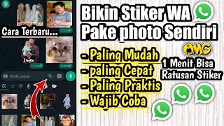 Sangat Mudah Cara terbaru Membuat Stiker WhatsApp pake photo sendiri screenshot 3