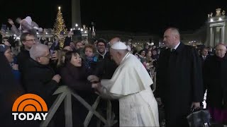 Pope Francis Apologizes After Slapping Hand Of Woman In Crowd | TODAY