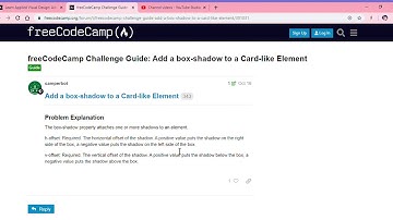 Learn Applied Visual Design  Add a box shadow to a Card like Element   freeCodeCamp org   Google Chr