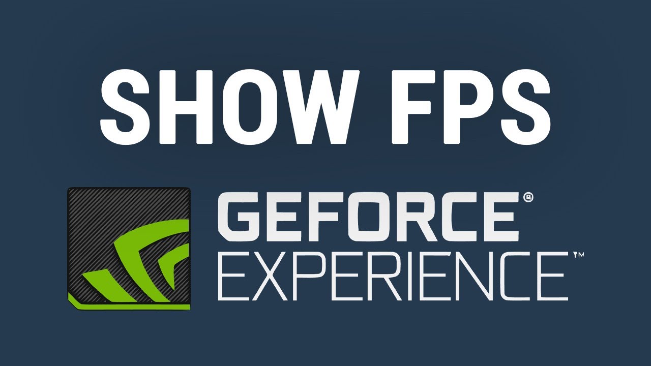 How To Enable Fps Counter With Nvidia Geforce Experience Youtube