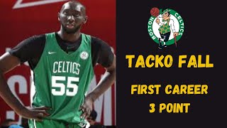Tacko Fall shocks Celtics bench with his first career 3-pointer!