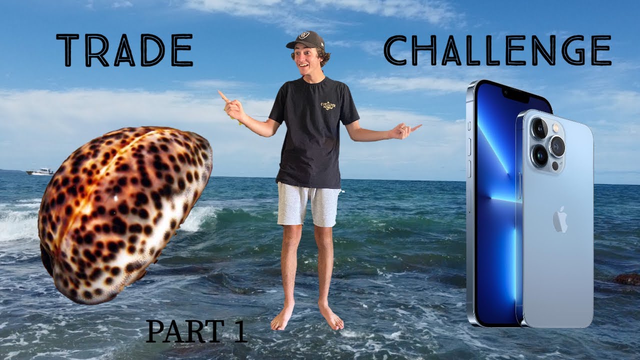 TRADING A TIGER COWRY SHELL FOR AN IPHONE 13 (Trade Up Challenge Part 1)