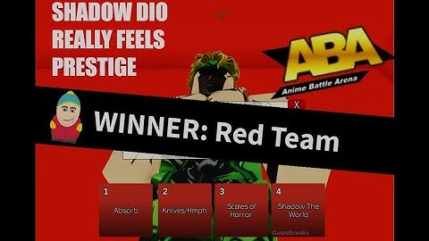 [ABA] Landing the Shadow Dio 120-0 In Ranked + Absorb/Flashy Timestop Extend