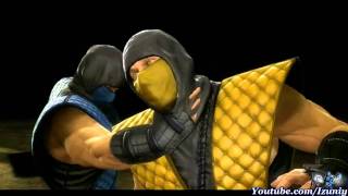 Mortal Kombat 9 Sub-Zero Classic Fatality & Costume