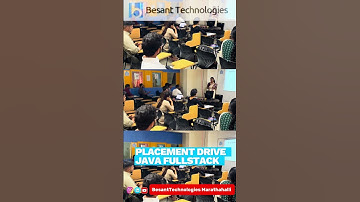 Java Full Stack Course , Mega Placement Drive | NASSCOM & IIT E&ICT Certified | Besant technologies