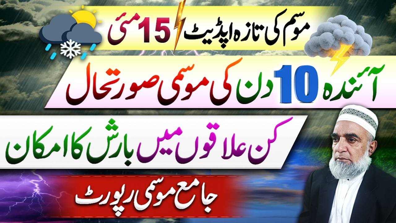 Weather Forecast for Next 10 days in Pakistan || Crop Reformer - YouTube