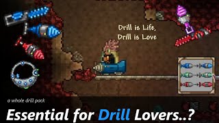 If you use Drills in Terraria ─ These packs infuse power-up for your power tools!?