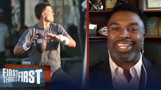 Cam isn't a locked as Pats starting QB, talks Brady's ceiling — Westbrook | NFL | FIRST THINGS FIRST